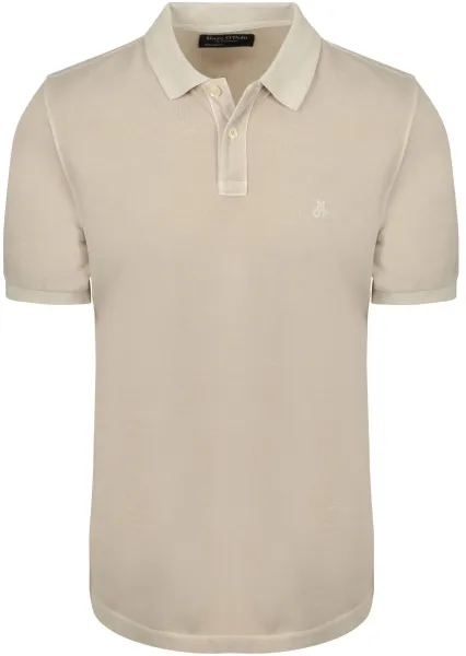 Marc O'Polo Polo Shirt Piqué Oat Beige maat 3XL