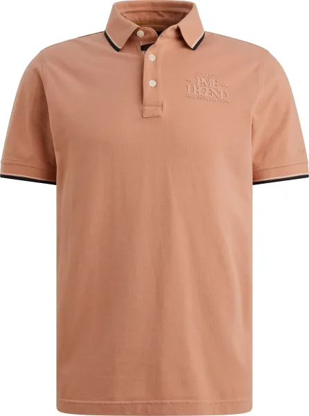 PME Legend Piqué Polo Shirt Rose Dawn Pink maat 3XL