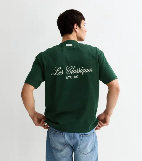 Dark Green Les Classiques Print T-Shirt