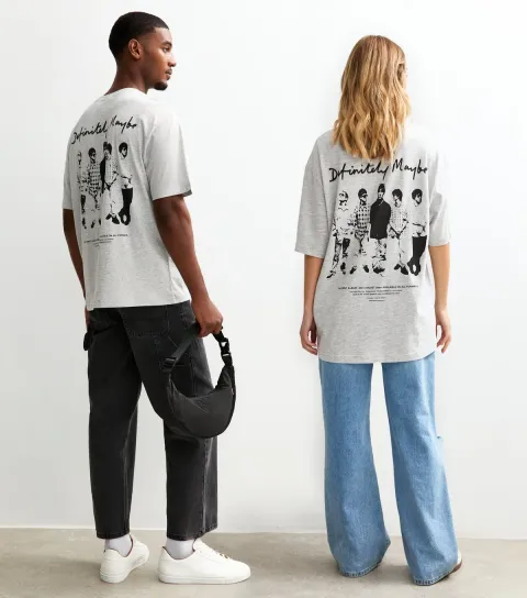 Light Grey Oasis Print T-Shirt