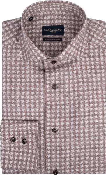 Cavallaro Cecilio Shirt Brown Taupe size 38