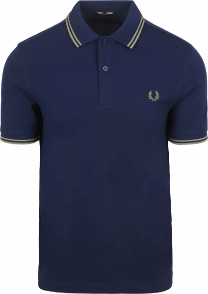Fred Perry M3600 Polo Shirt Dark Y59 Blue Dark Blue maat M