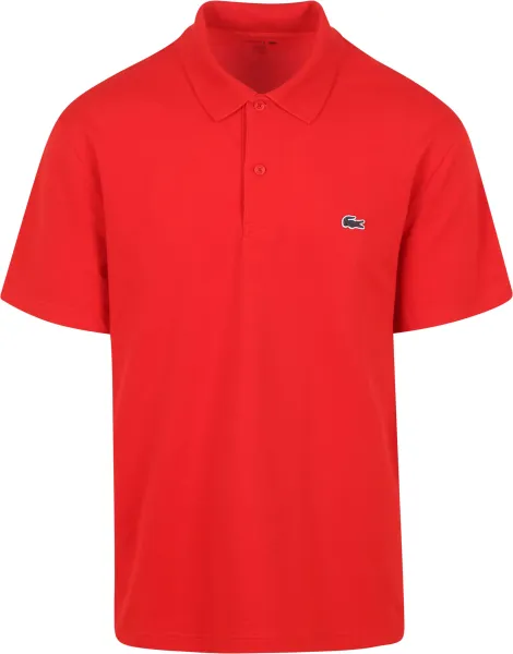 Lacoste Polo Shirt Breathable Red maat L