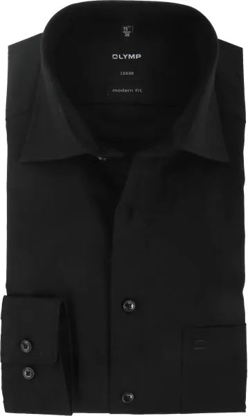 Olymp Luxor Shirt Modern Fit Black size 38