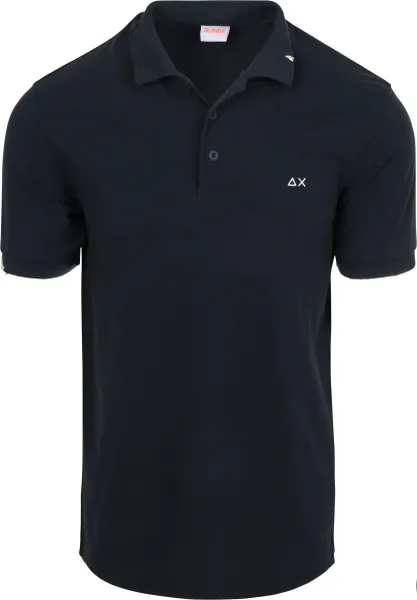 Sun68 Polo Shirt Vintage Navy Blue Dark Blue maat 3XL