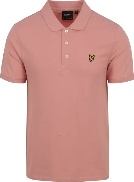 Lyle and Scott Polo Plain Pink maat L