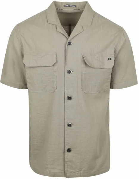 No Excess Short Sleeve Shirt Green maat M