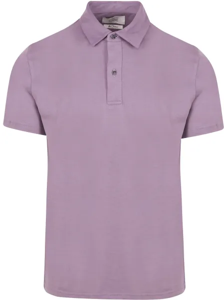 King Essentials The James Polo Shirt Purple maat L