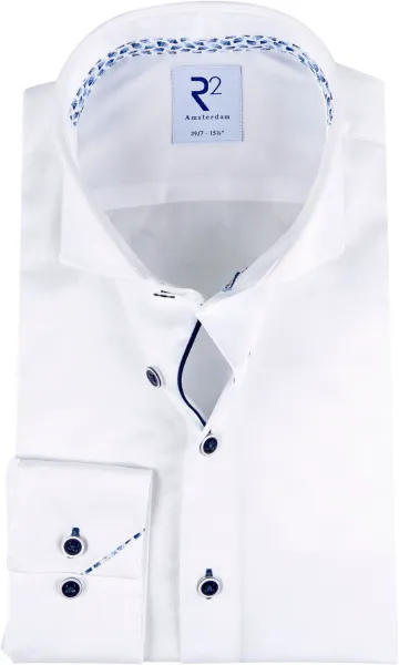 R2 Shirt Extra Long Sleeves White size 36