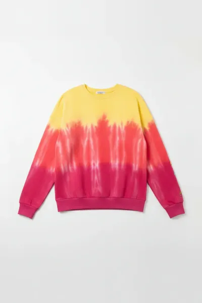 PJ Salvage One Love Ombre Tie Dye Crew Neck Long Sleeve Sweater