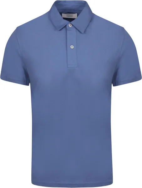 King Essentials The James Polo Shirt Royal Blue maat M