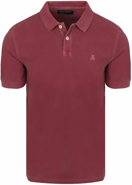 Marc O'Polo Polo Shirt Piqué Acai Red Burgundy maat 3XL