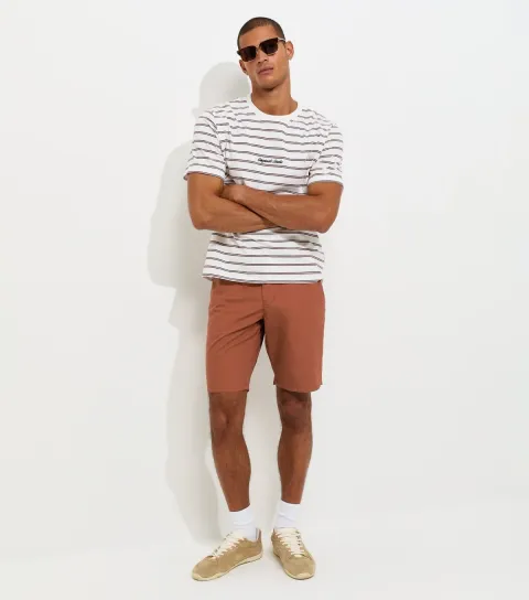 Rust Chino Shorts