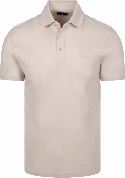 State of Art Polo Shirt Leaf Piqué Kit Off-White maat 3XL