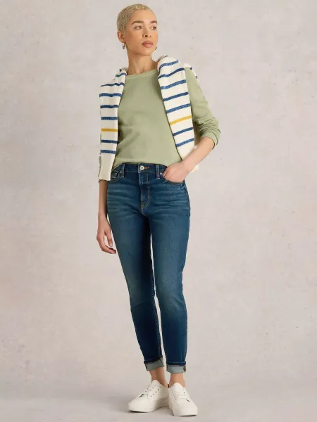 White Stuff Holly Organic Cotton Blend Skinny Jeans