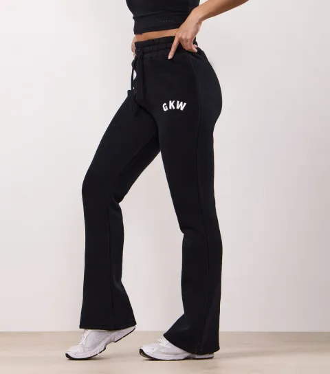 Black Inspire Flared Jogger