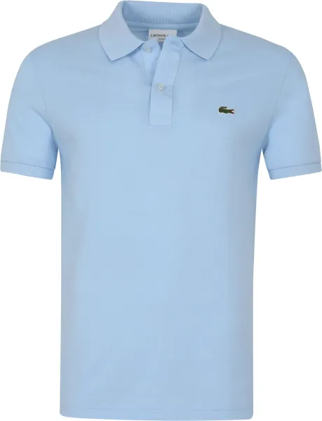 Lacoste Pique Polo Shirt Light Light blue Blue maat 3XL