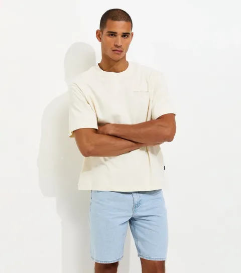 Light Blue Denim Shorts