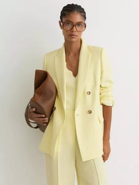 Reiss Magda Double Breasted Blazer