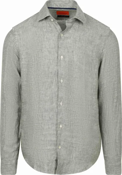 Suitable Shirt Linen Green size 38