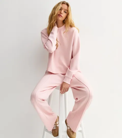 Premium Light Pink Jersey Joggers