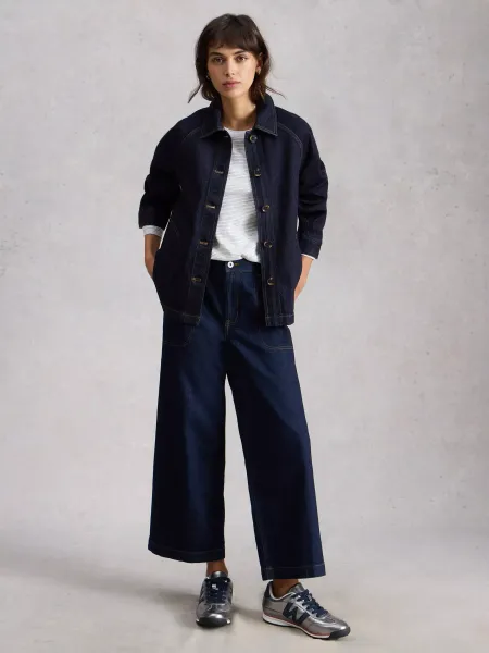 White Stuff Eden Organic Cotton Denim Jacket