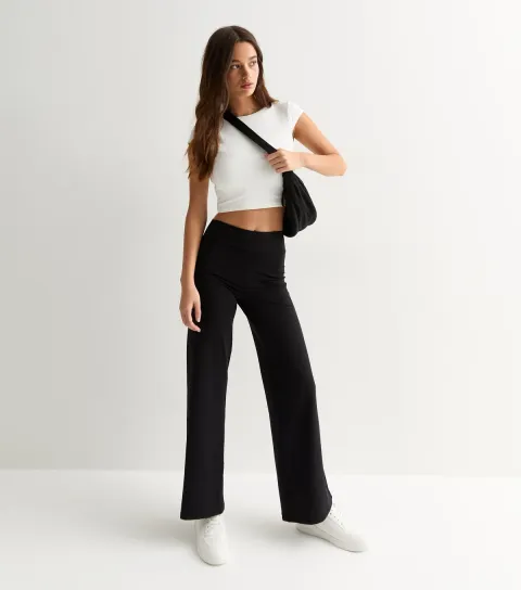 Black Wide Leg Leggings