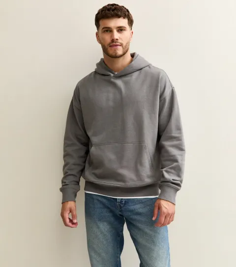 Mid Grey Oversized Hoodie