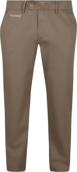 Gardeur Chino Benny 3 Taupe Brown maat 25