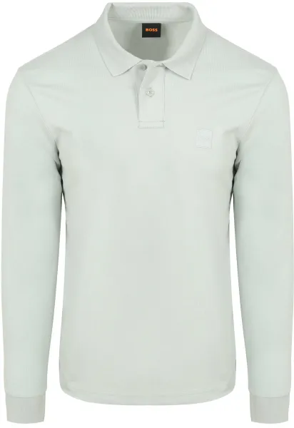 BOSS Passerby Poloshirt Light Light blue Turquoise Green maat 3XL