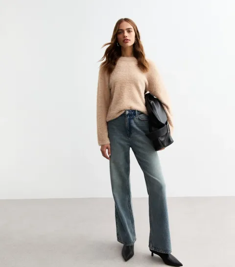 Camel Fluffy Jumper