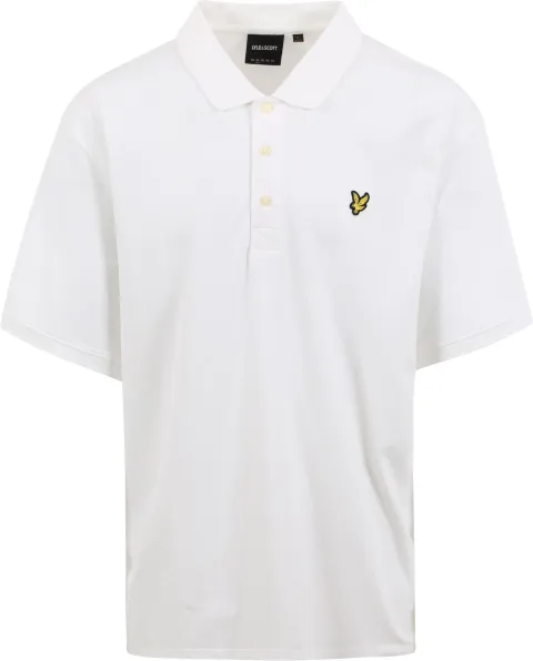 Lyle and Scott Plussize Polo White maat 3XL
