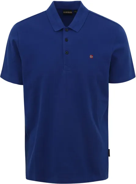 Napapijri Ealis Polo Shirt Cobalt Dark Blue Blue maat L