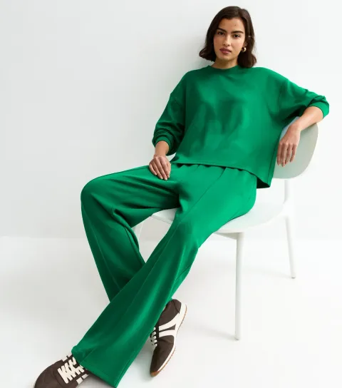 Premium Bright Green Jersey Joggers